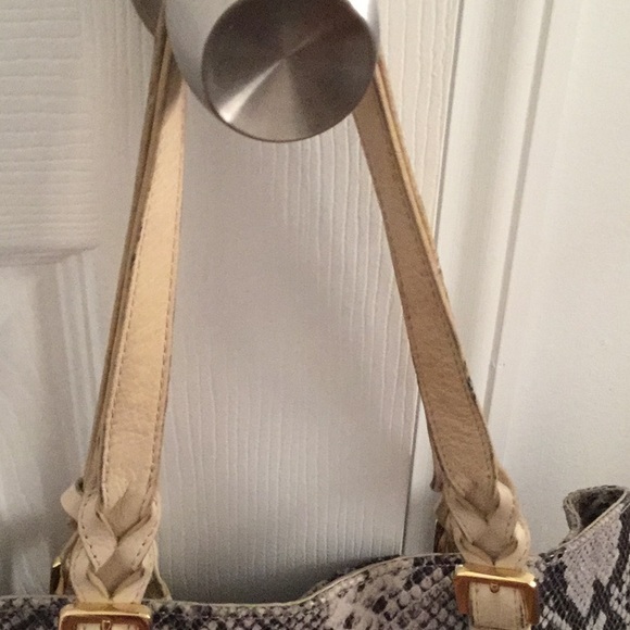 Cynthia Rowley snakeskin Tote - Picture 4 of 5